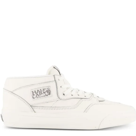 Vans Half Cab 33 DX Vintage Leather in White & Grey UK 8 EUR 42 Men's US 9.0 - Picture 4 of 16